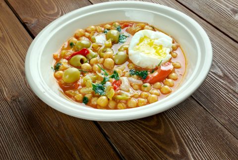 <strong>Tunisia:</strong> Lablabi is a spiced chickpea soup that, yes, is a breakfast food in this part of the world.