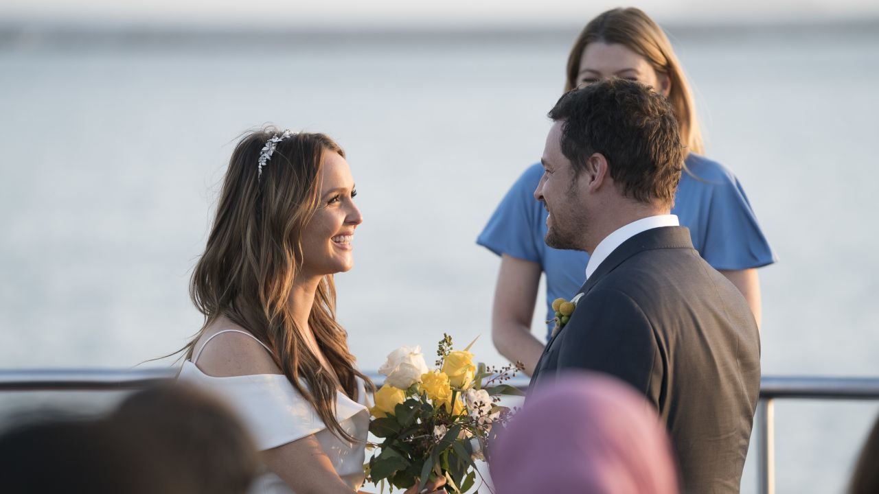 Jo and Alex were married in last year's season finale of "Grey's Anatomy."