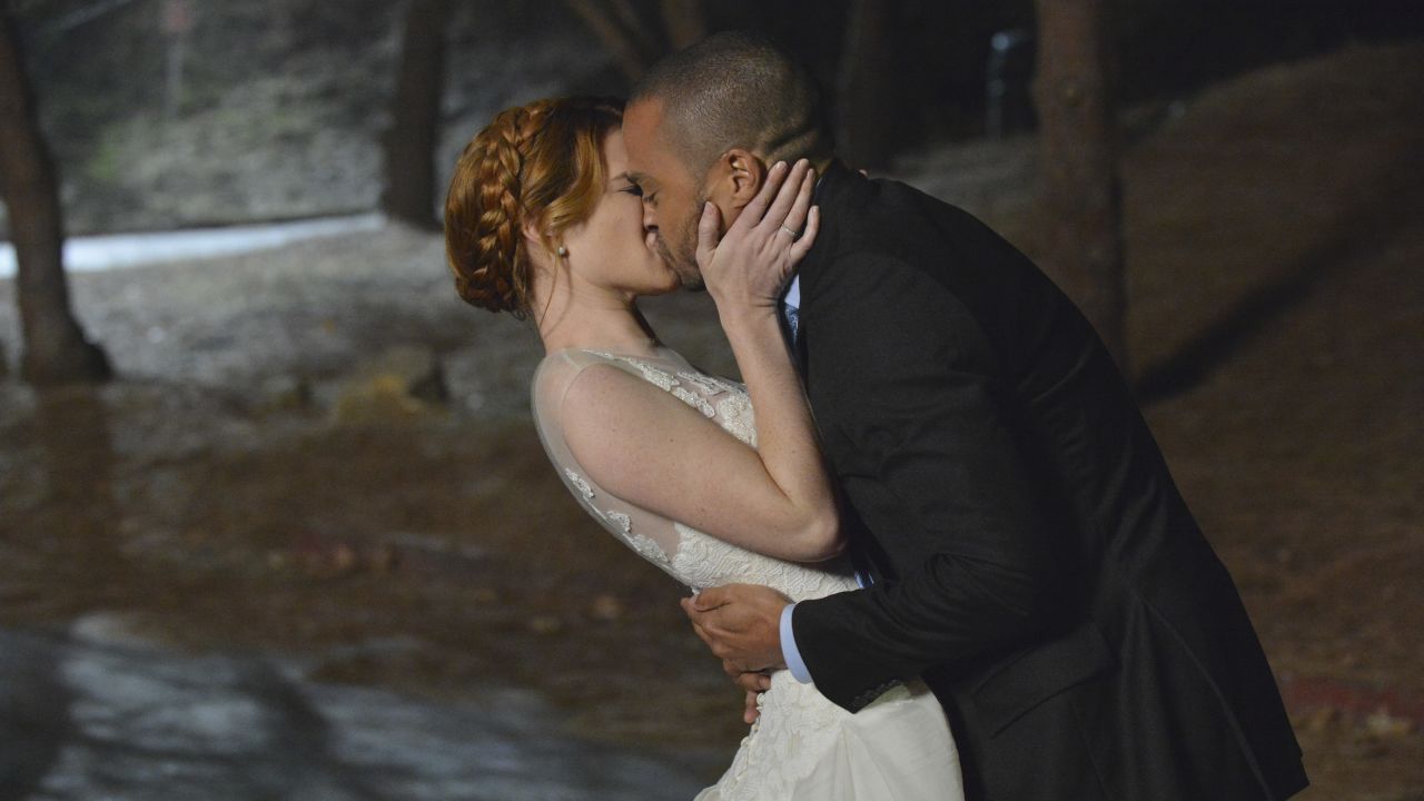 Jackson interrupted April's wedding to declare his love. They ran away together. It didn't work out.