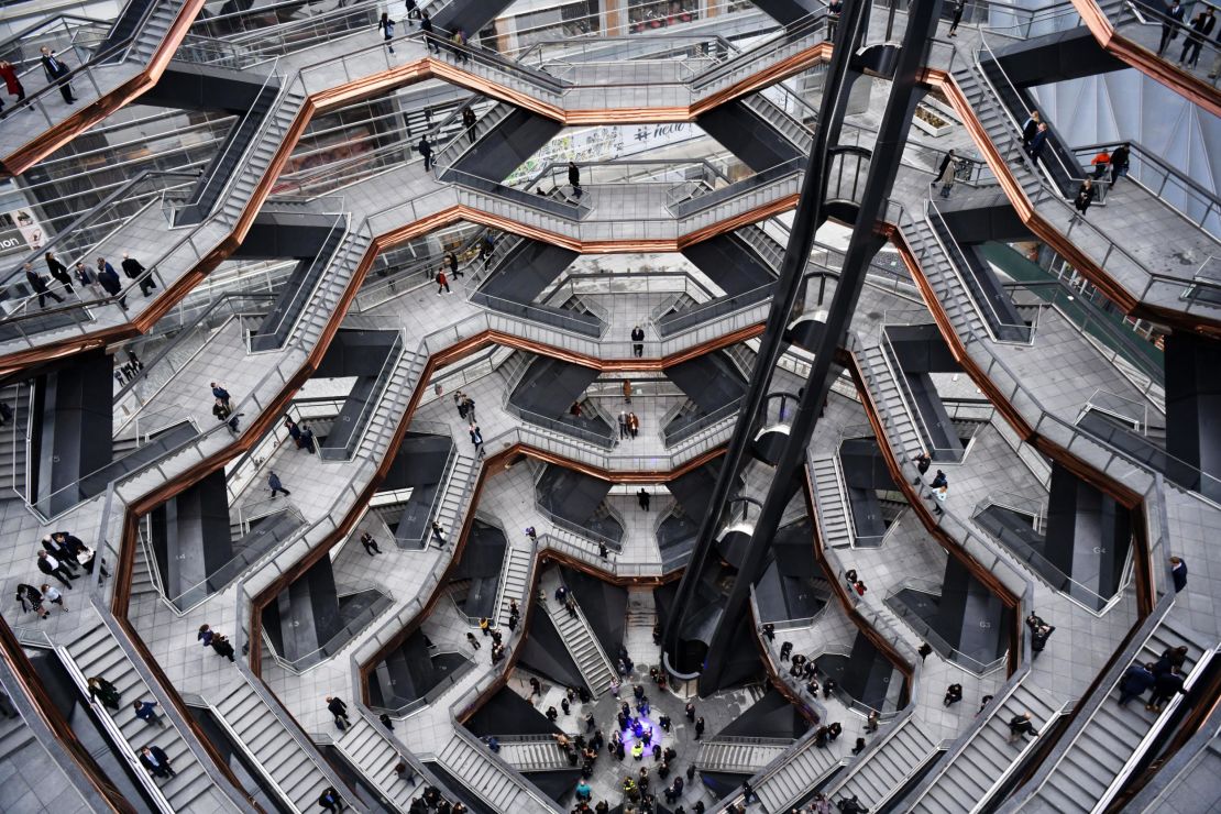 A view inside the Vessel at Hudson Yards on March 15, 2019, in New York City.