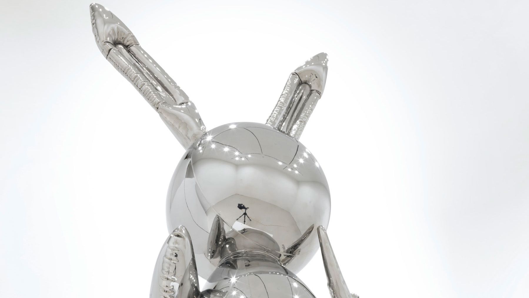 Jeff Koons  Jeff Koons - Balloon Rabbit XL Silver - Studio