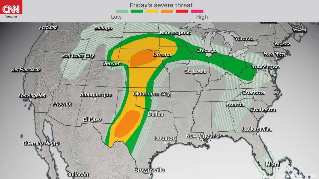 weather severe outlook friday
