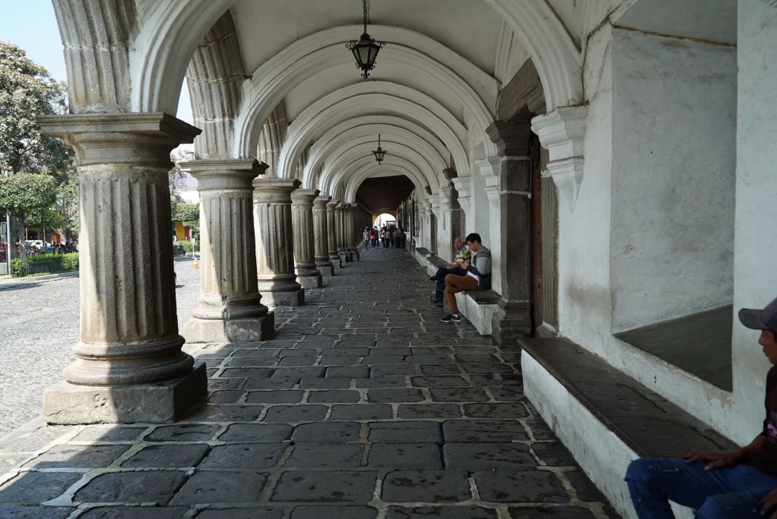 Covered walkways and cobbled streets make for nice strolls between meals.