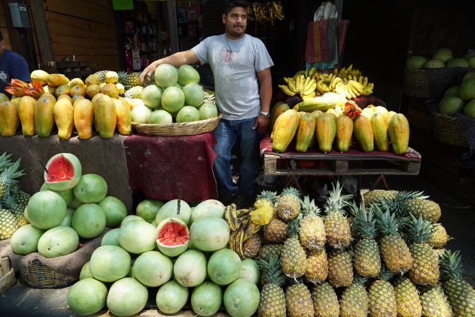 <strong>Fruit and more: </strong>Half indoors, half outside, the winding walkways of the market can occupy hours.