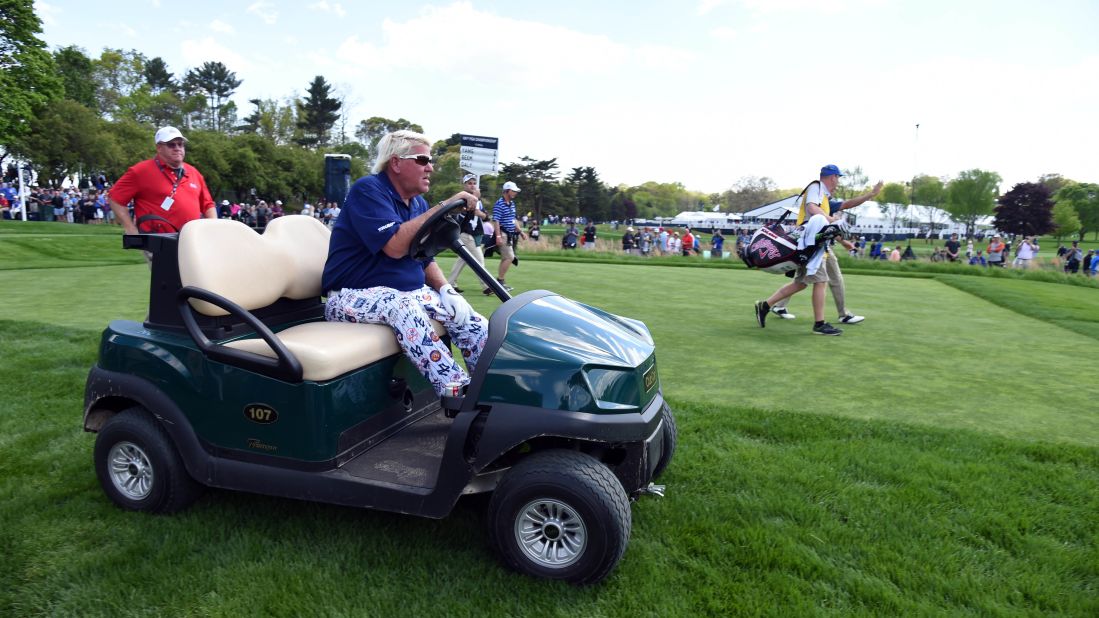 John Daly, the PGA Championship winner in 1991, was making a bit of history at Bethpage Black. He has been given permission to use a golf cart at the tournament as a result of his osteoarthritis in his right knee.