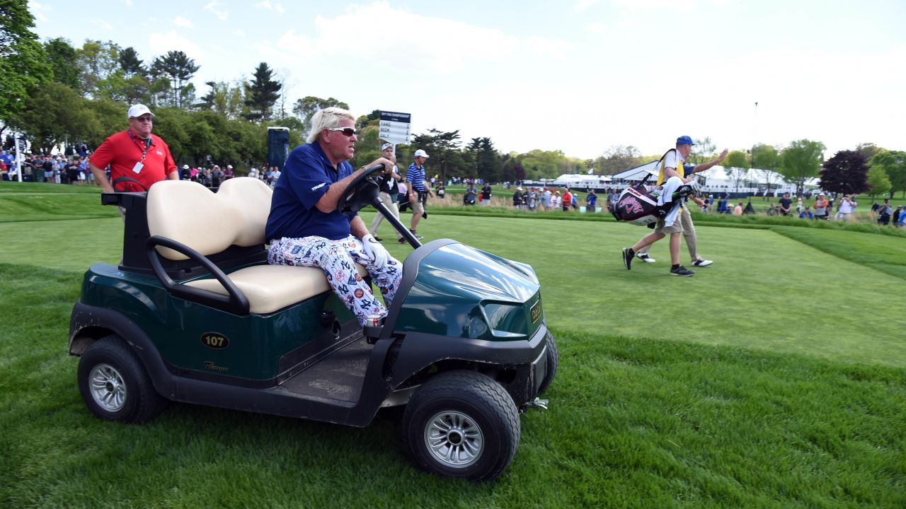 John Daly, the PGA Championship winner in 1991, was making a bit of history at Bethpage Black. He has been given permission to use a golf cart at the tournament as a result of his osteoarthritis in his right knee.