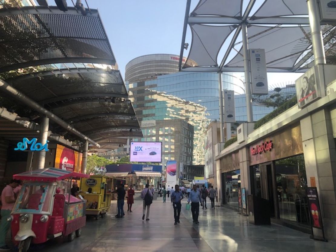 Gurugram's Cyber City, near New Delhi.