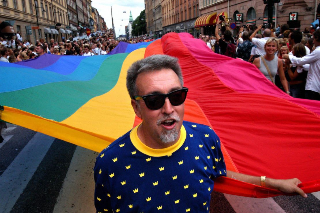 Gilbert Baker in 2003.