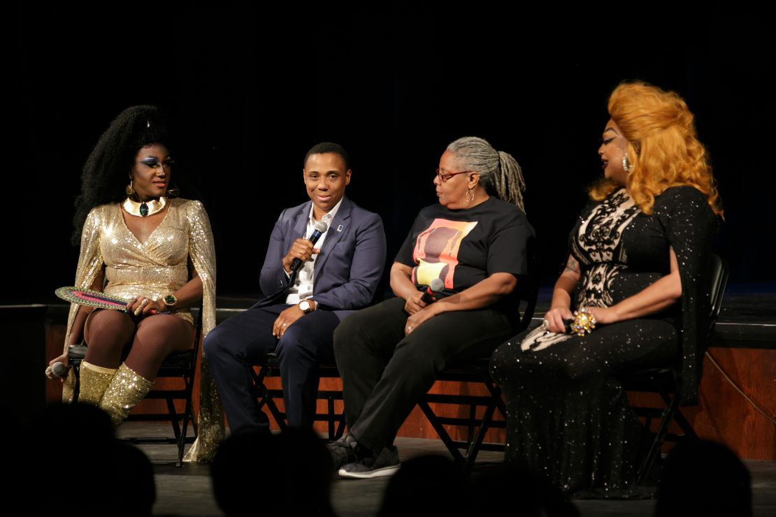 A panel discussion was part of the Pride and Liberation Event.