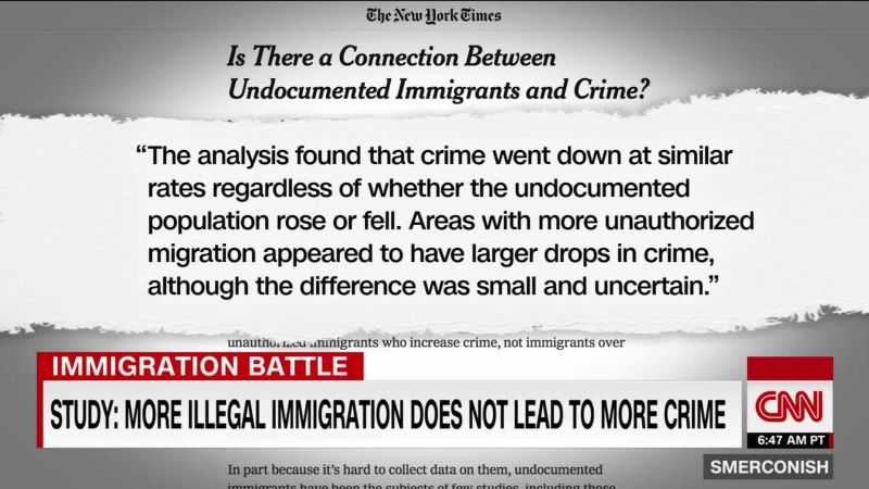 Is there a link between undocumented immigrants and crime?