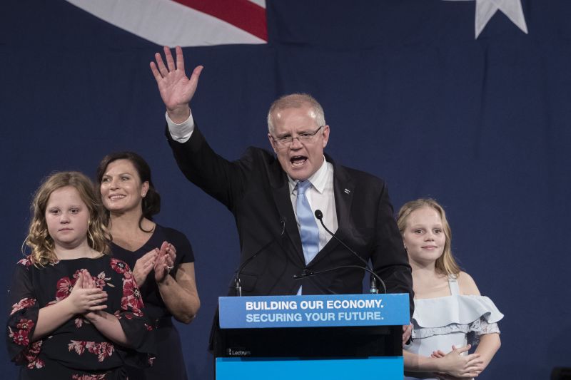 Scott Morrison, Australian PM, Claims Historic Win After Labor Loses ...