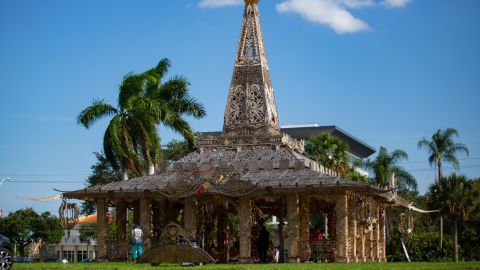 The construction of the Temple of Time was completed in February, 2019, in Coral Springs, Florida.