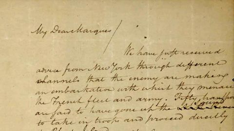A 1780 letter from Alexander Hamilton to the Marquis de Lafayette was stolen from the Massachusetts Archives decades ago. The complaint asks a judge to order the letter returned to the state. It resurfaced in November 2018 when a Virginia auction house received it from a South Carolina family that wanted to sell it.