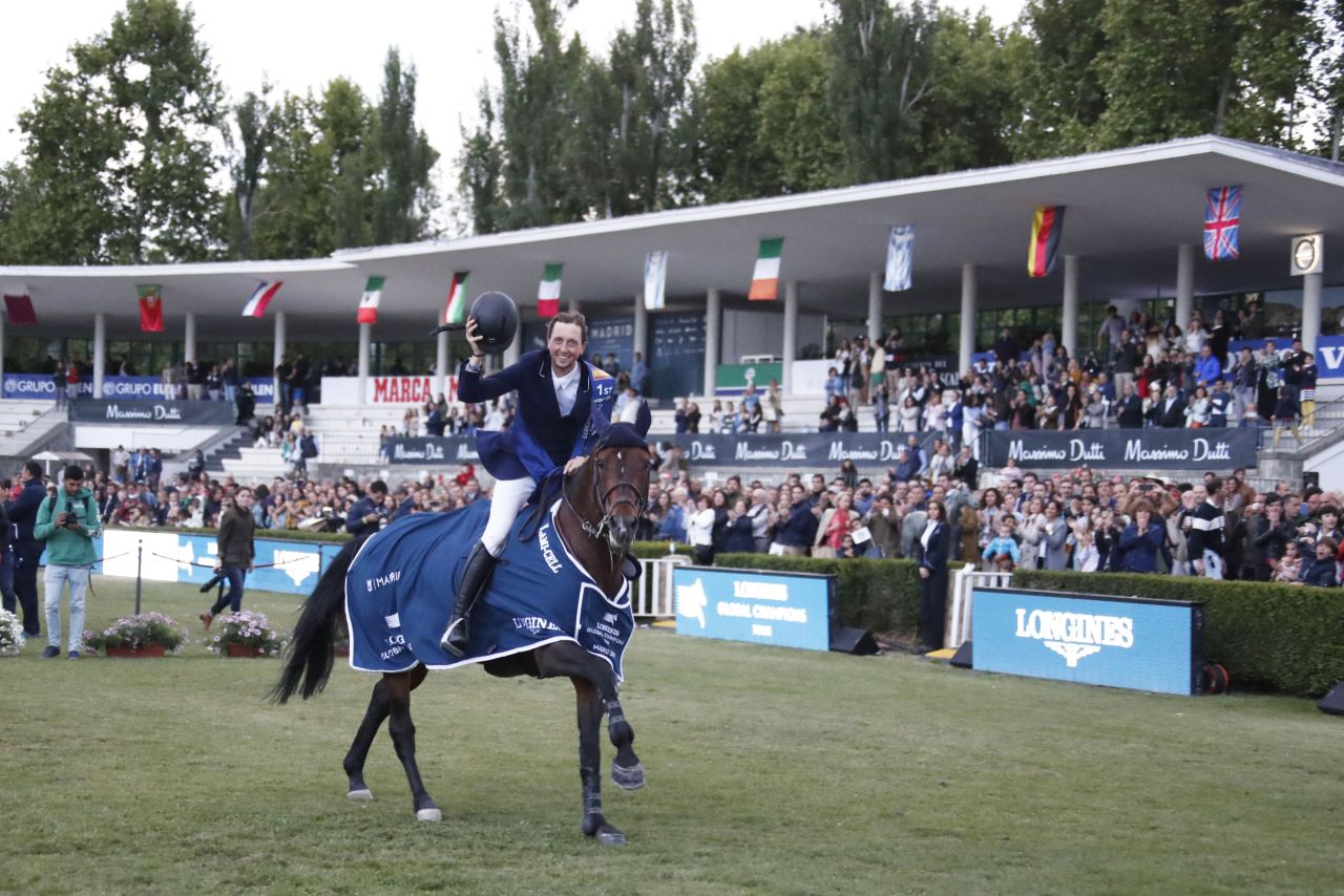 <strong>Madrid:</strong> Fuchs rode Chaplin to victory in the Longines Global Champions Tour Grand Prix, as well as partnering Maher to win the Global Champions League title for the London Knights.