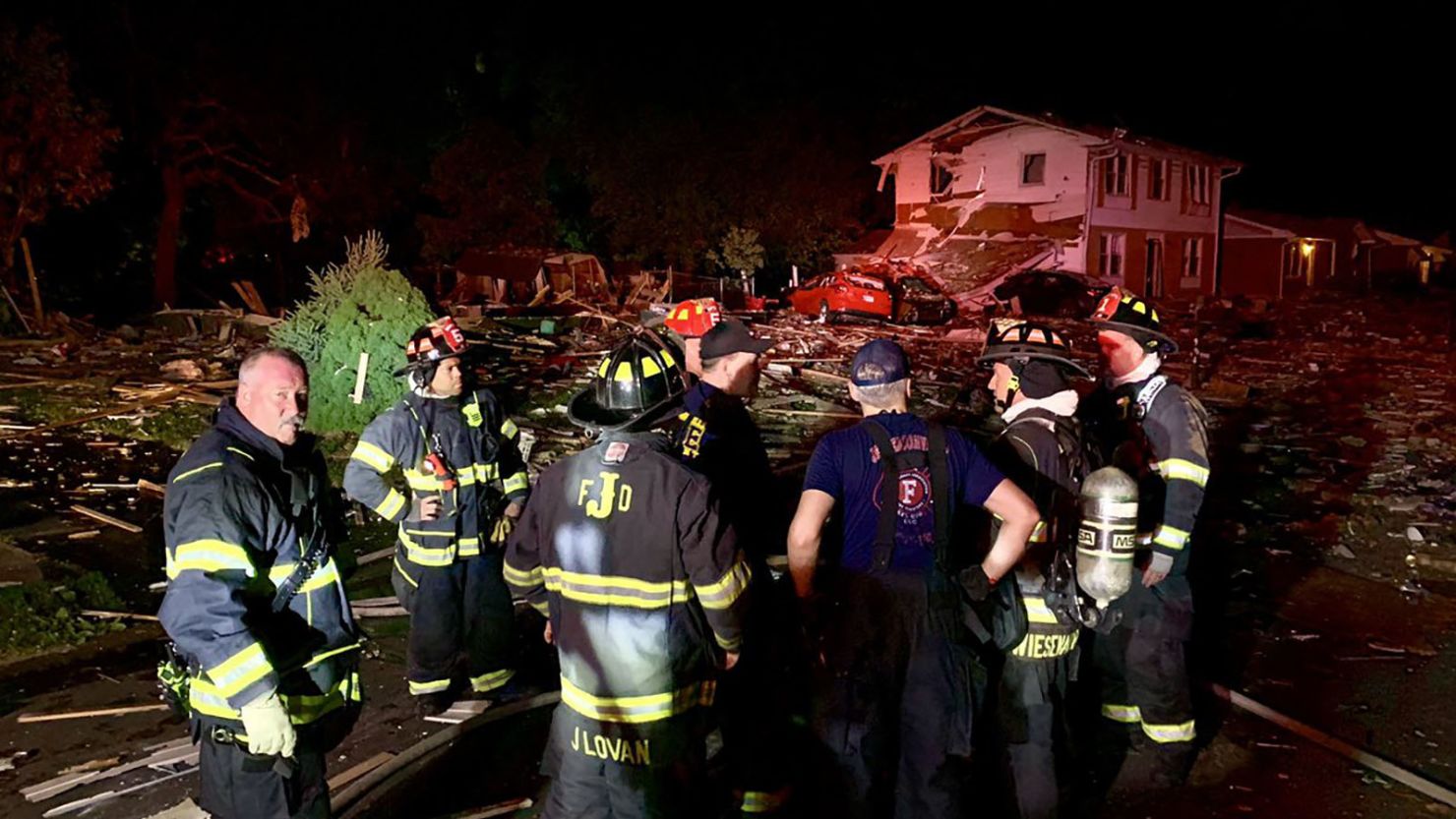 One person died in a house explosion in southern Indiana.