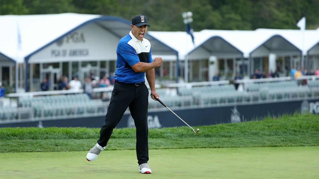 The 29-year-old clinched his fourth major in eight events after overcoming a late wobble at Bethpage. 