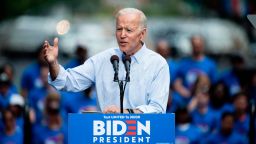 Democratic presidential candidate, former Vice President Joe Biden during a campaign rally at Eakins Oval in Philadelphia, Saturday, May 18, 2019. (AP/Matt Rourke)