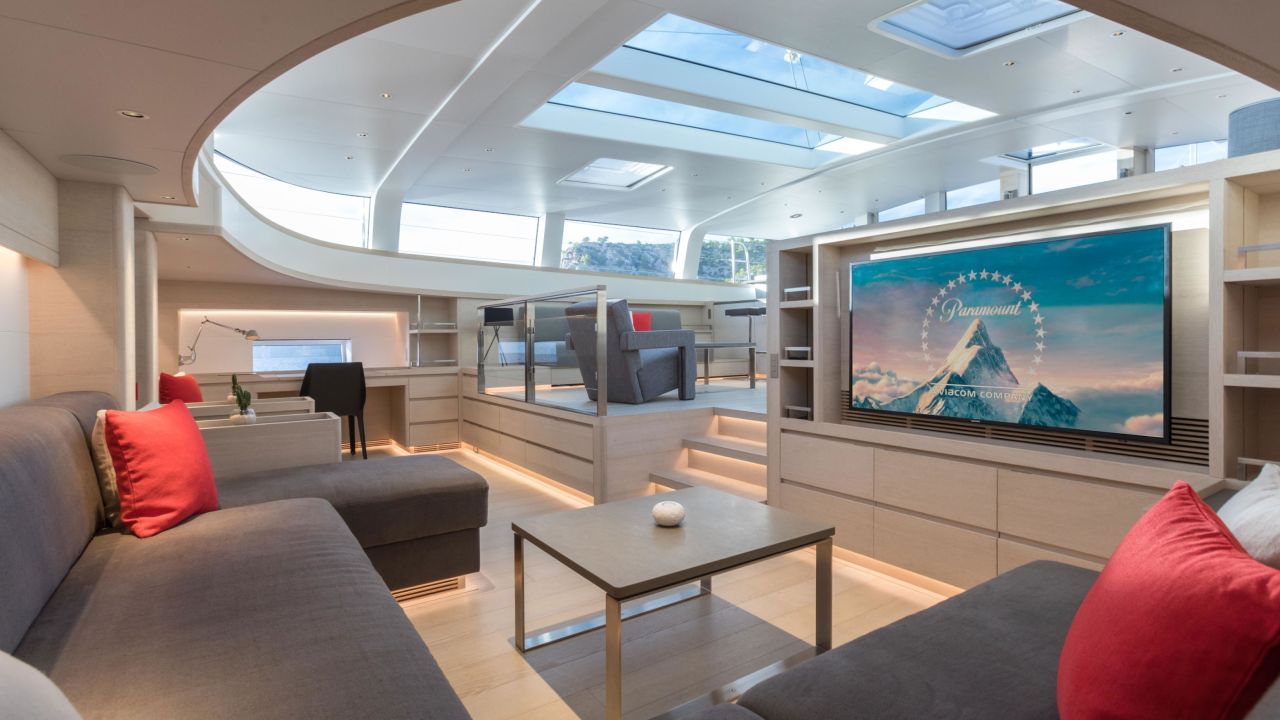 <strong>Refitted Yachts: </strong>The refit of superyacht G2 by Pendennis was recognized -- it's now got a larger dining area and big pen deck space.