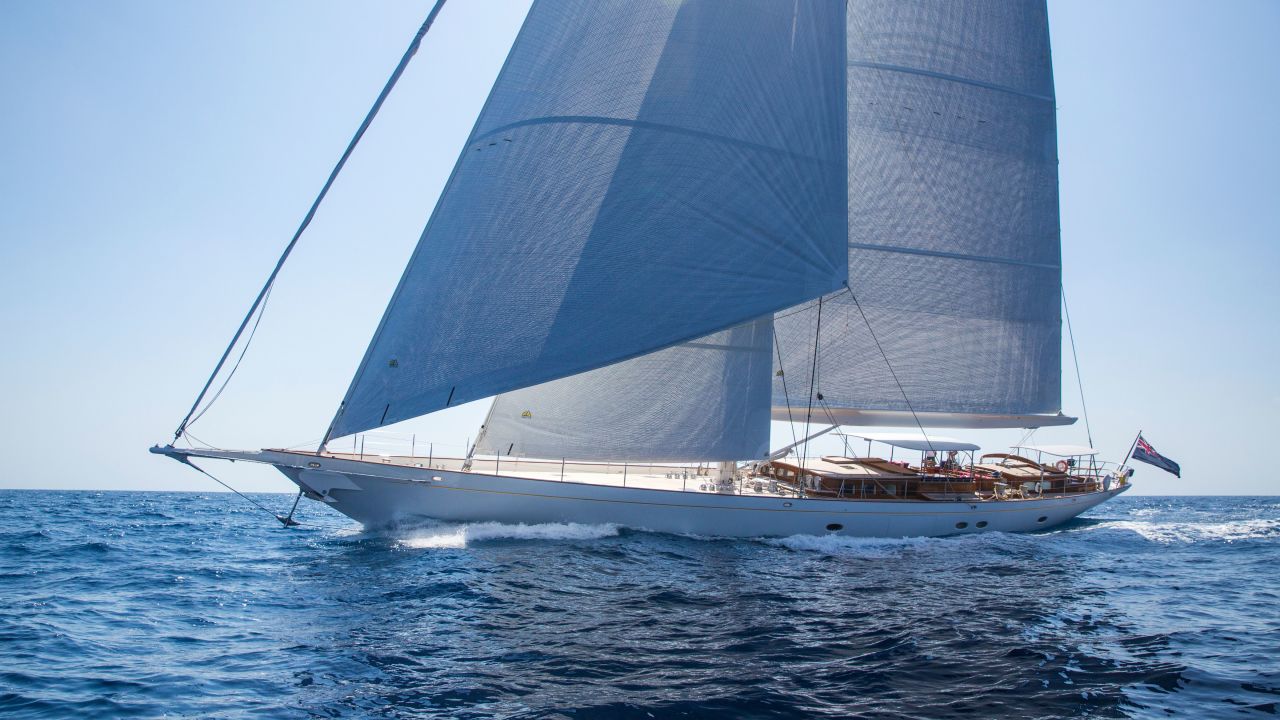 <strong>Sailing Yachts 30m to 59.9m: </strong>Vijonara, a beautiful sailing yacht, has snazzy interiors to match.