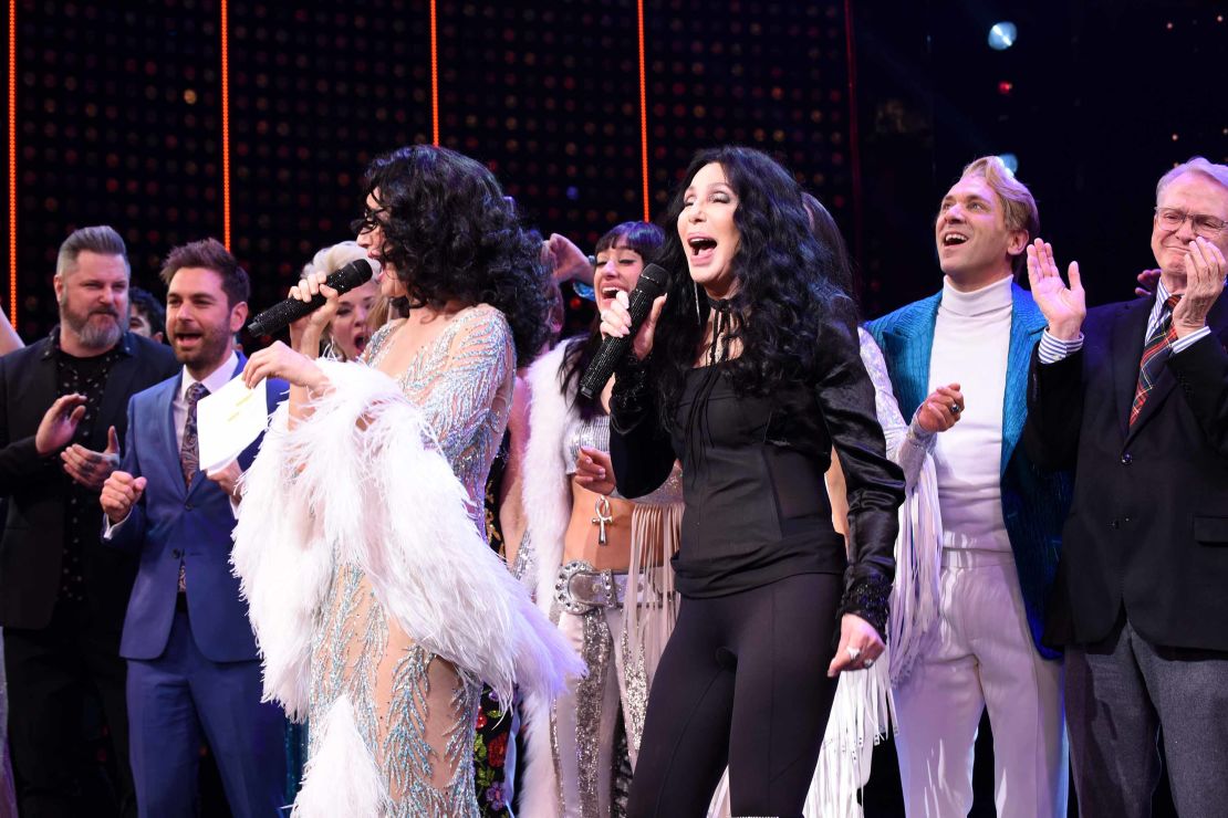 Cher herself has joined the cast of "The Cher Show" on stage.