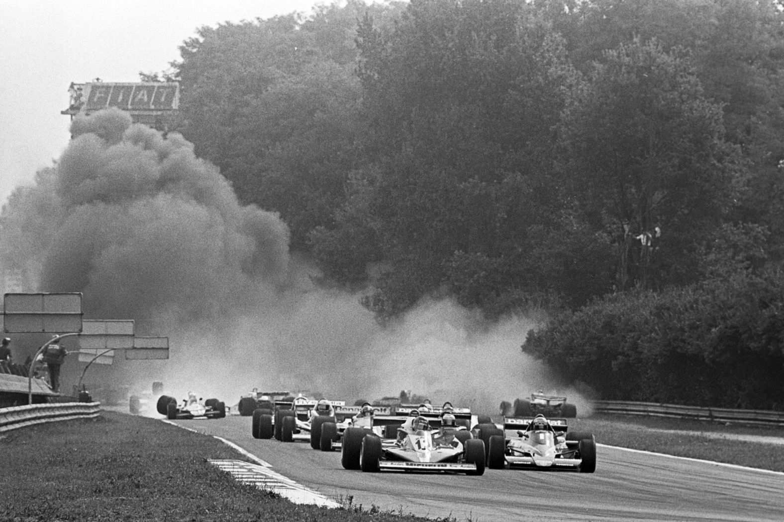 Lauda racies during the Grand Prix of Italy in Monza on September 10, 1978.