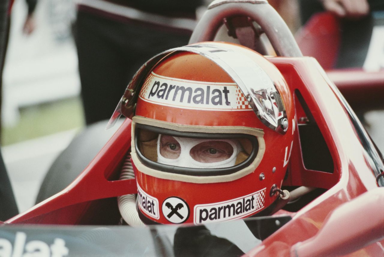 Lauda at the British Grand Prix at Brands Hatch, in West Kingsdown, England on July 16, 1978.