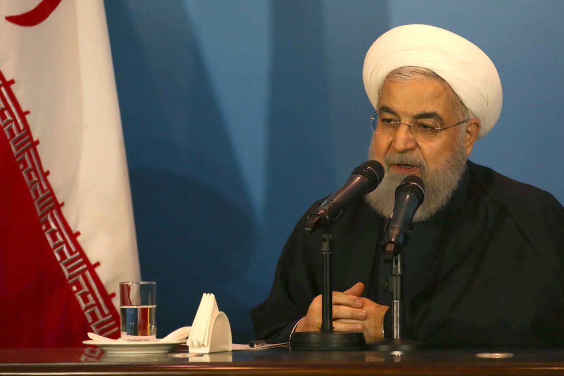 Iranian President Hassan Rouhani photographed on March 12.