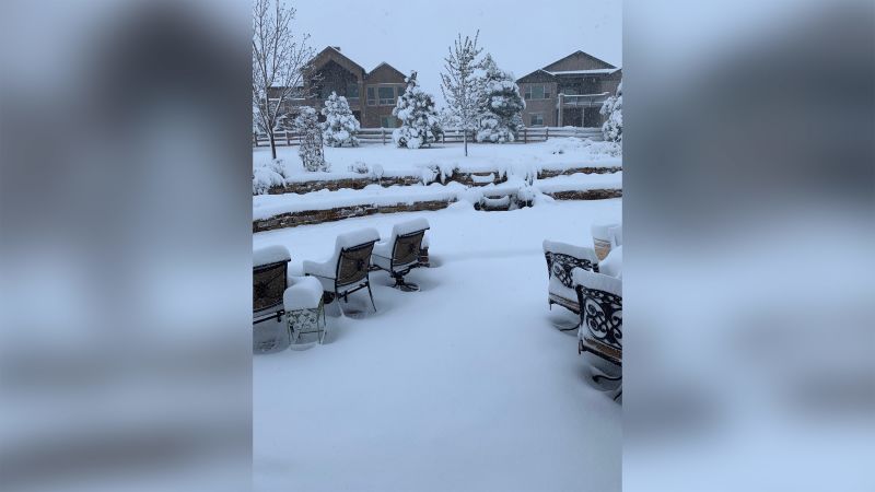 Denver Weather: It’s Snowing Just Days Before Summer Break | CNN