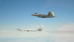 NORAD Command: NORAD fighters intercepted Russian bombers+fighters entering Alaskan ADIZ May 20. 2x Tu-95s were intercepted by 2x F-22s; a second group of 2x Tu-95+2x Su-35 was intercepted later by 2 more F-22s; NORAD E-3 provided overall surveillance. The aircraft remained in int'l airspace