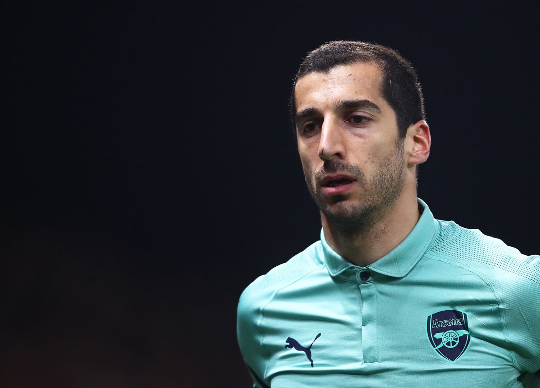 Henrikh Mkhitaryan has scored six goals in 25 English Premier League appearances.