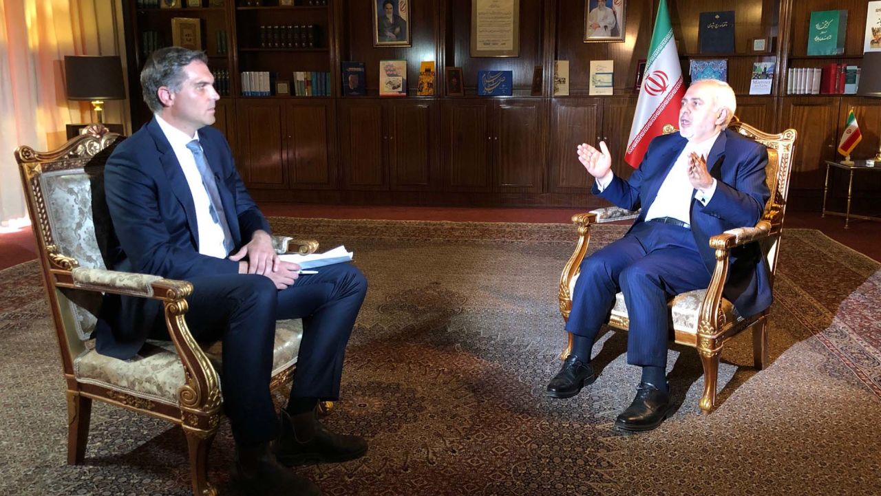 01 Fred Pleitgen Mohammad Javad Zarif interview