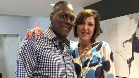 Philips with his attorney Gabi Silver.