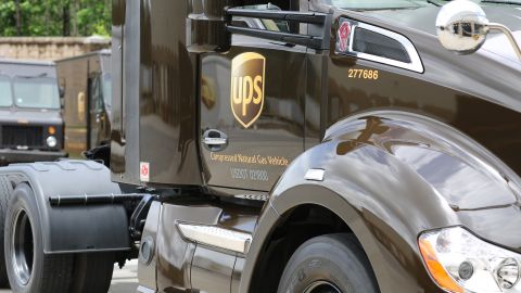 UPS estimates that using renewable natural gas instead of diesel can lower greenhouse gas emissions by up to 90%.