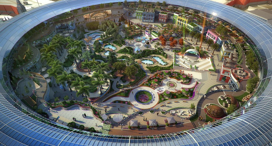 This mall will be the "world's first nature-inspired shopping destination", developers say.