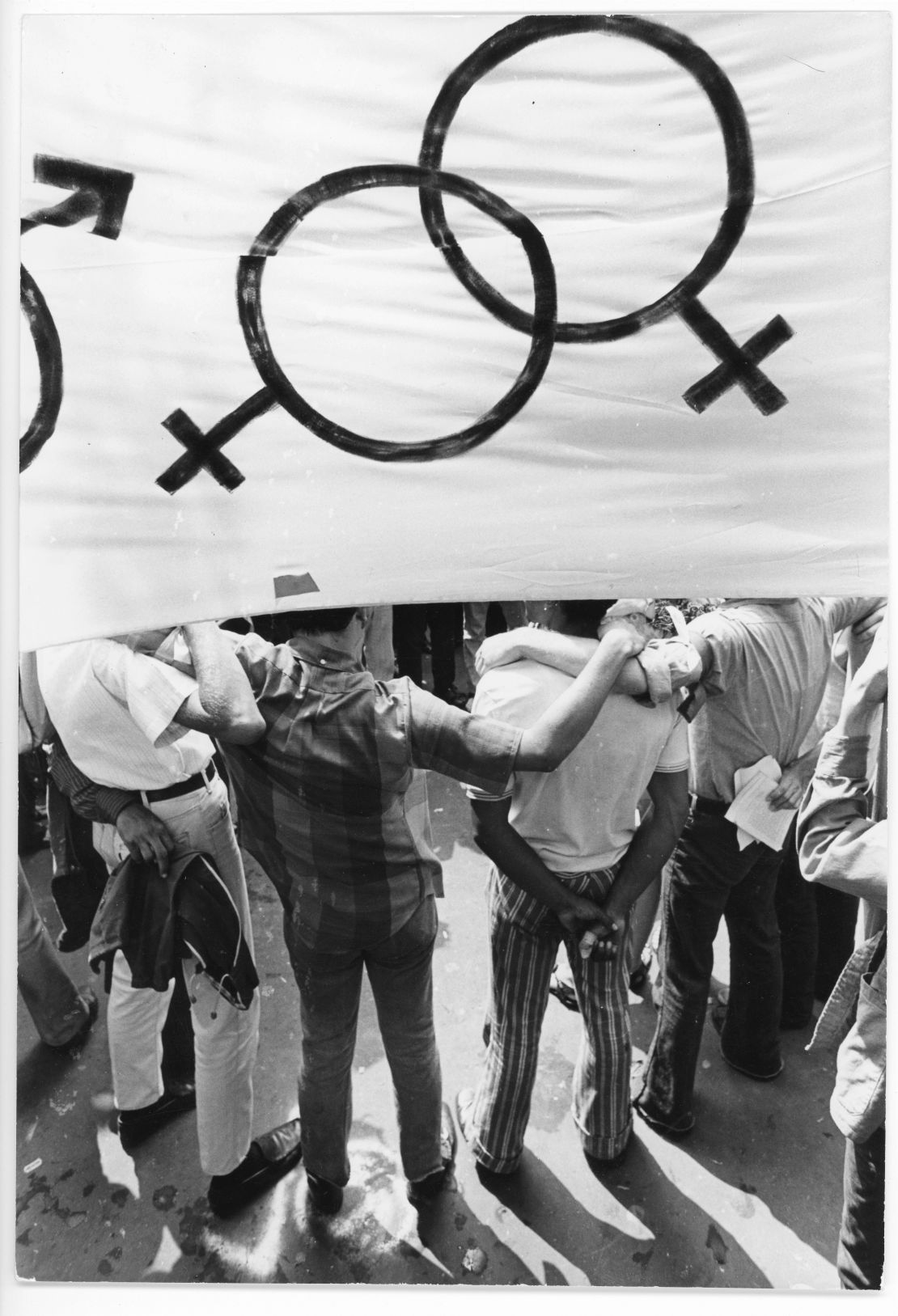"First Gay Pride March" (July 27, 1969) by Fred W. McDarrah