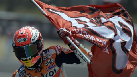 Another day, another win for Marquez ... this time at the Spanish Grand Prix in May.