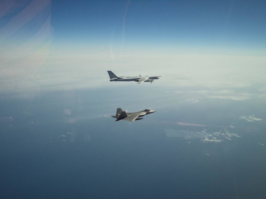 F-22s intercept Russian bombers off Alaska's coast for second straight week