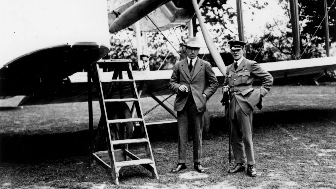 <strong>Momentous occasion</strong>: It was an incredible moment in aviation: "The flight in 1919, that's only 16 years after first powered flight," says Peter Collins, heritage manager at Rolls Royce.