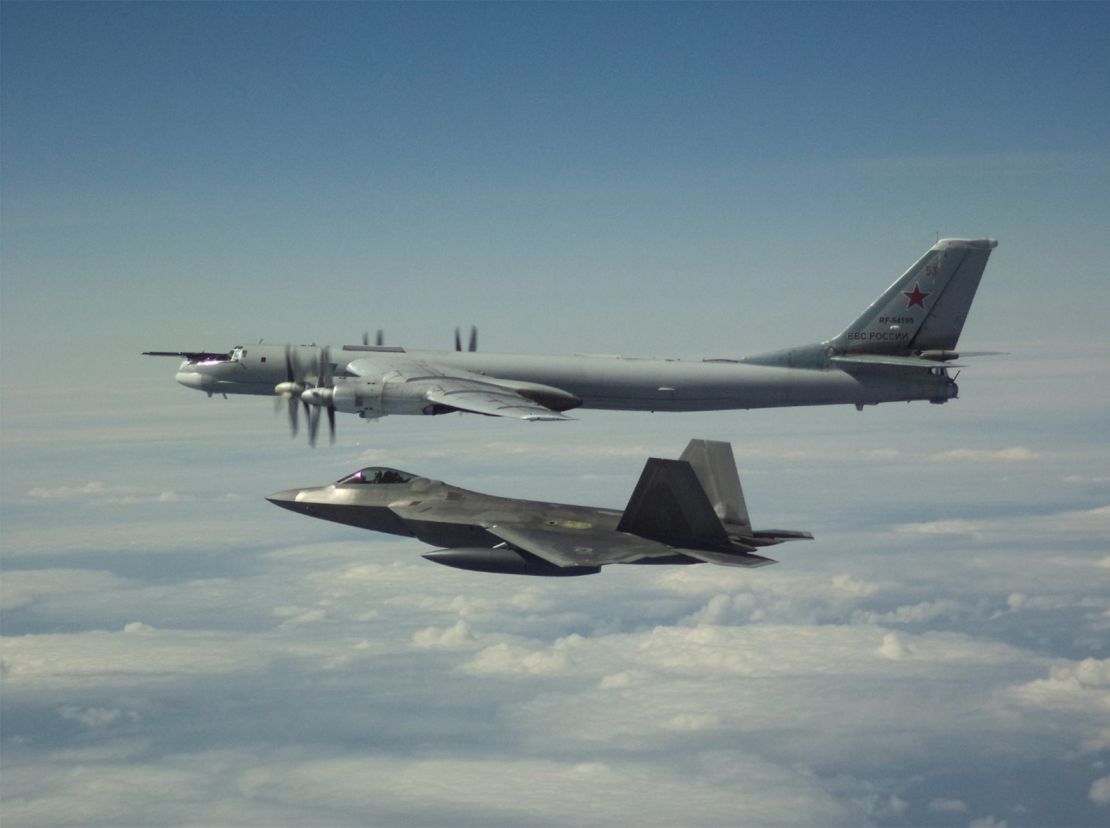 US intercepts Russian bombers and fighter jets off Alaskan coast for second  time in two days