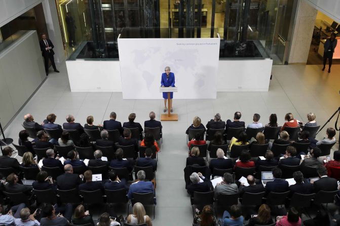 May delivers a speech proposing <a href="index.php?page=&url=https%3A%2F%2Fedition.cnn.com%2F2019%2F05%2F21%2Fworld%2Ftheresa-may-new-brexit-deal-gbr-intl%2Findex.html" target="_blank">a "new Brexit plan" </a>in May 2019.