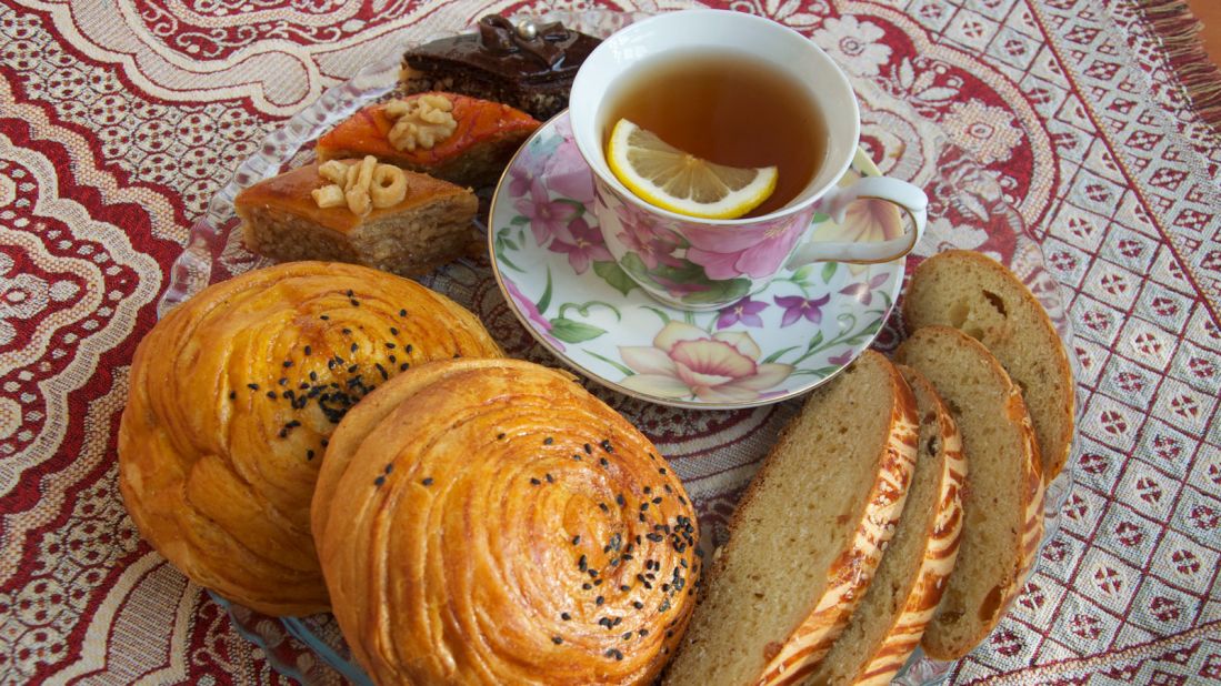 <strong>Desserts: </strong>The country's best pastries -- such as round shorgoghal spiced breads -- are baked during the Novruz holiday in March. 