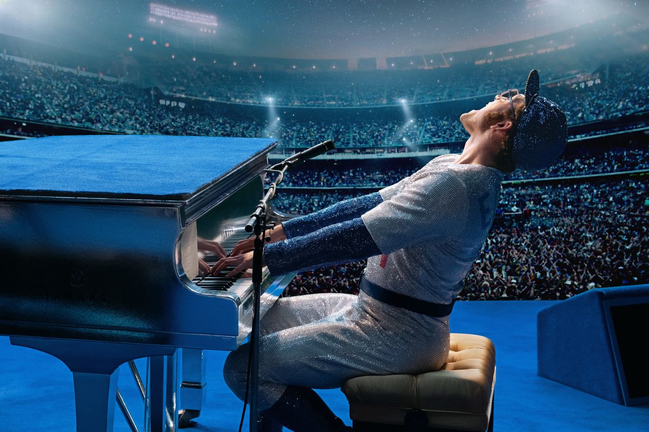 (May 31) -- Elton John gets a slightly different kind of biographical treatment than "Bohemian Rhapsody" in this jukebox musical, which uses the rock star's songs to tell the story of his life, including dealing with his sexuality and a whole lot of drug use. Taron Egerton disappears into the role of John, with Jamie Bell as his lyricist partner Bernie Taupin and Richard Madden ("Game of Thrones") as John's manager and (for a time) love interest, John Reid.