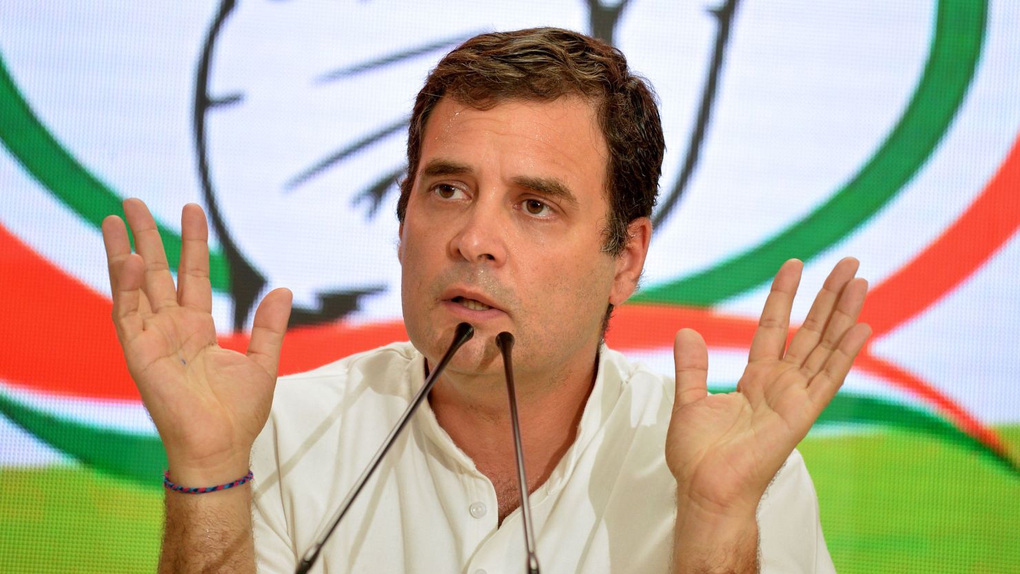 Born in 1970, Rahul Gandhi is the son of former Indian Prime Minister Rajiv Gandhi. 