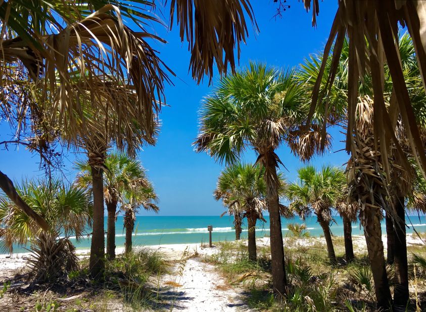 <strong>7. Caladesi Island State Park, Dunedin/Clearwater, Florida: </strong>Located along Florida's Gulf Coast, pristine Caladesi Island offers a 108-slip bayside marina for boaters.