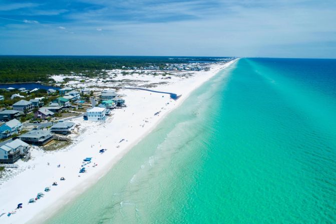 <strong>3. Grayton Beach State Park, Florida Panhandle: </strong>The mile-long beach at Grayton Beach State Park is located in a 2,000-acre park on Florida's Panhandle.