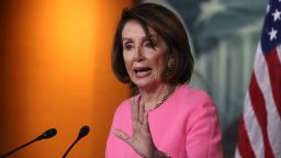 House Speaker Nancy Pelosi (D-CA) speaks during her weekly news conference on Capitol Hill May 23, 2019 in Washington, DC. Speaker Pelosi said she is concerned for the President Trump's well being and that of the country. (Mark Wilson/Getty Images)