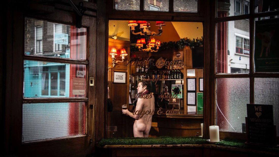 <strong>Nude pub:</strong> London pub The Coach & Horses, in the city's Soho district, is now nudist friendly. 