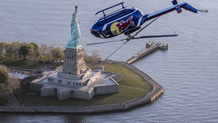 red bull aerobatic helicopter 1