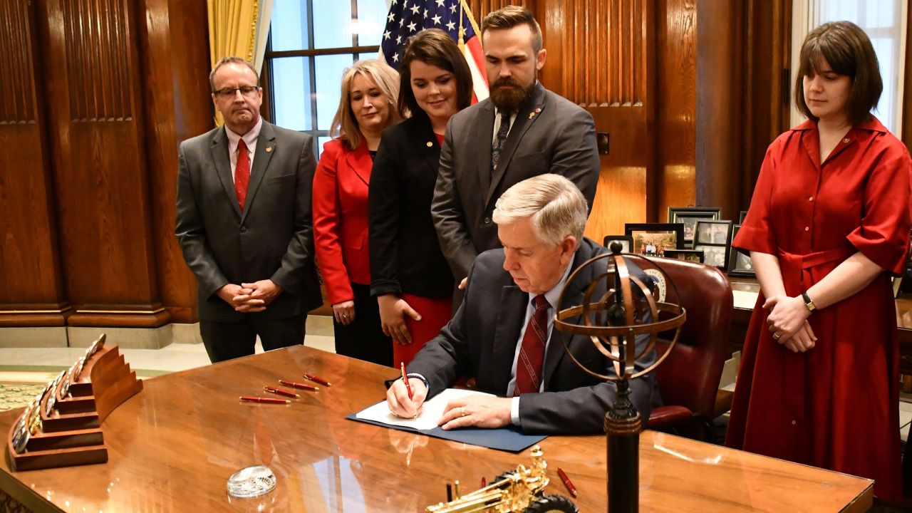 Missouri's Gov. Mike Parson, on Friday signed into law a strict anti-abortion bill that prohibits abortions after eight weeks of pregnancy.