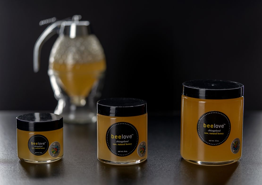 The company's Beelove brand of honey and skincare products are sold at O'Hare International Airport and grocery stores throughout Chicago.